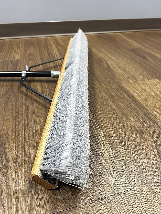 Pbsa36004 Heavy Duty 36" Smooth-Surface Push Broom with Silver/Black Handle