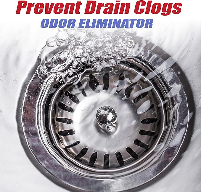SANI 360° Sani Sticks Drain Cleaner and Deodorizer, 24 Count, Unscented Enzyme Pipe Cleaners, Eliminate Odors, Prevent Clogged Drains, Safe for Sinks, Bathtub Drains, Septic Tanks