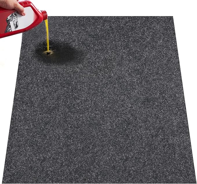 VEVOR Garage Floor Mat, 36 x 60 Inch Oil Spill Mat Garage Floor Mat for Under Car, Waterproof Backing Absorbent Pad for Garages Greenhouses Entrance, Durable & Reusable