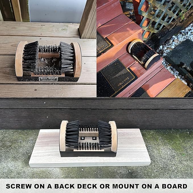 Boot Scrubber - Outdoor Heavy Duty Boot Scraper Brush & Shoe Mud Cleaner