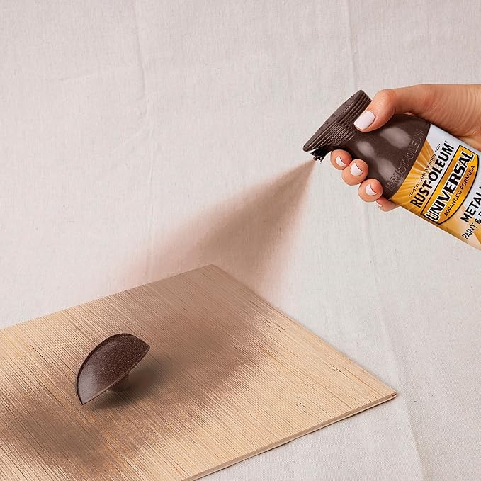Rust-Oleum 393418 Universal All Surface Metallic Spray Paint, 11 oz, Dark Mocha