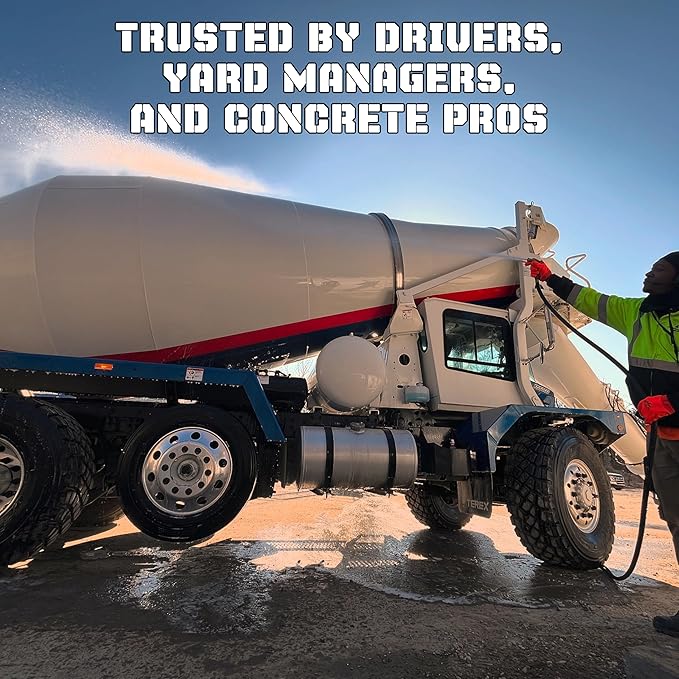 Heavy Concrete Remover – Dried Concrete & Cement Dissolver (Non-Corrosive, Biodegradable Acid Alternative), Industrial Bulk Size, 55-Gallon Drum