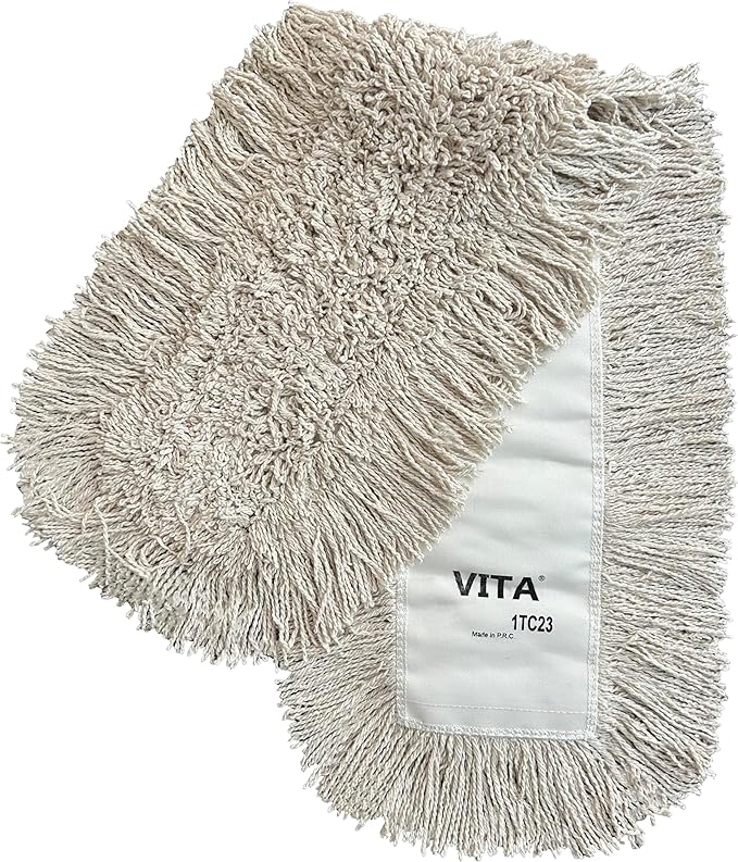 Ultimate Dust Mop Kit: Industrial-Grade Performance, Heavy-Duty Frame, Telescopic Handle - White 36 Inch