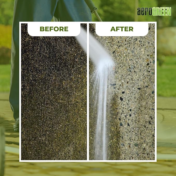 4140 Concrete Cleaner – Biodegradable, Heavy-Duty Concentrated Solution for Deep Cleaning & Stain Removal | Safe for Indoor & Outdoor Use – 5-Gallon Pail