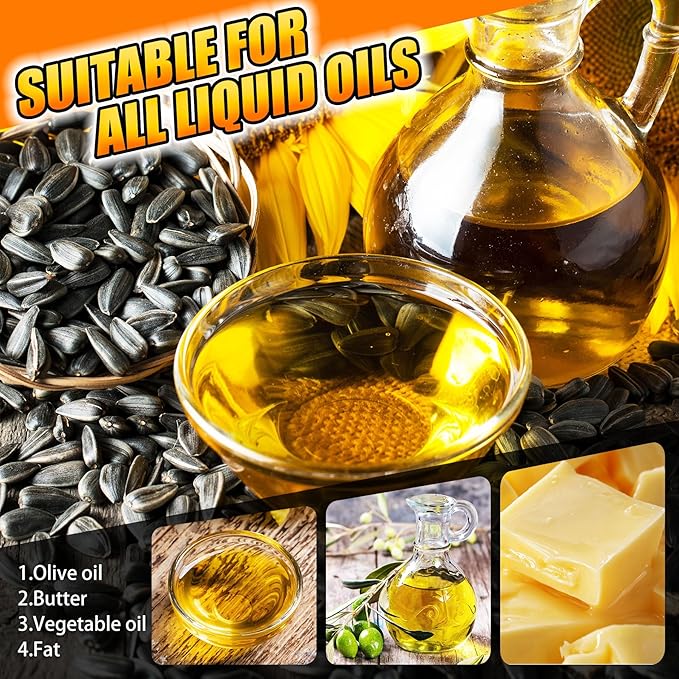 Cooking Oil Solidifier Powder, Oil Solidifier can Harden Up to 2.25 Gallons of Fry Oils Away From Mess, Grease Hardener Disposal, 100% Plant-Based Coagulant Oil Solidifying Powder for Kitchen Disposal