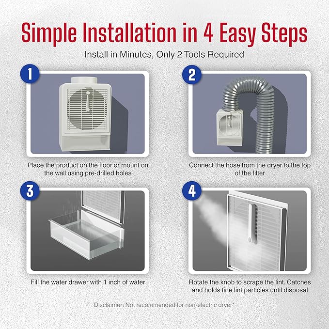 Indoor Lint Trap Filter