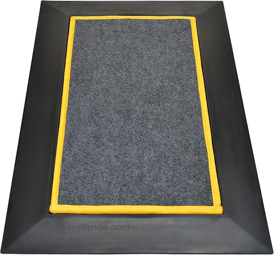 Shoe Sanitizing - Low Profile Mat - 1/2" Deep (Yellow)