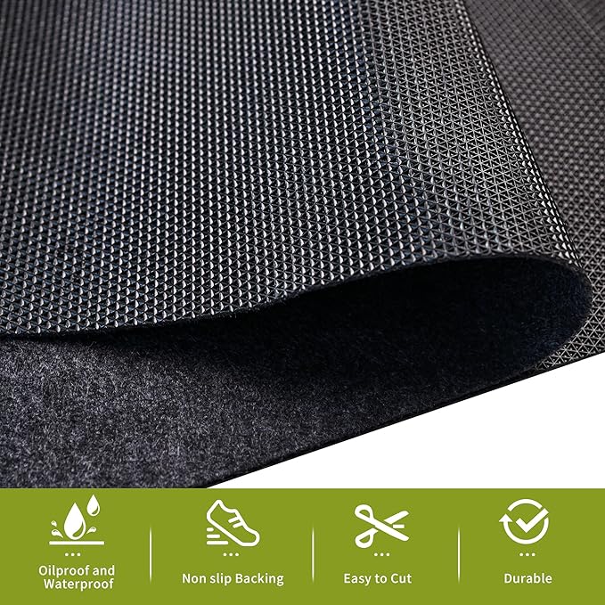 Oil Spill Mat - 72" x 60" Absorbent Oil Garage Floor Mat for Under Car - Protect Driveway from Drips, Spills, Stains, Reusable & Durable Garage Floor Protection Mat with Waterproof Backing