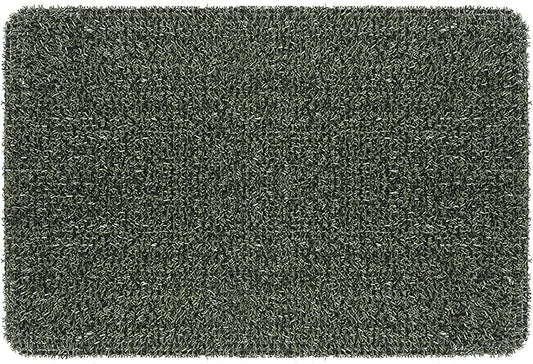CLEAN MACHINE 10376912 Astroturf Dirt Trapper Doormat 23.5" x 35.5", Flair Evergreen