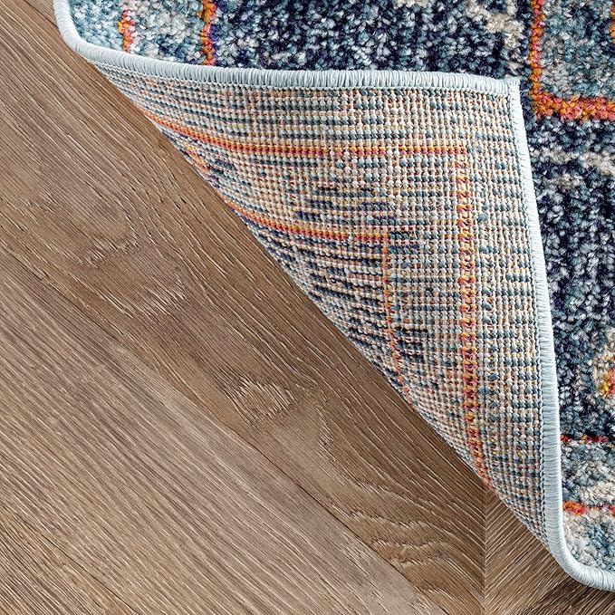 nuLOOM Corbett Vintage Bohemian Area Rug, 10x14, Blue