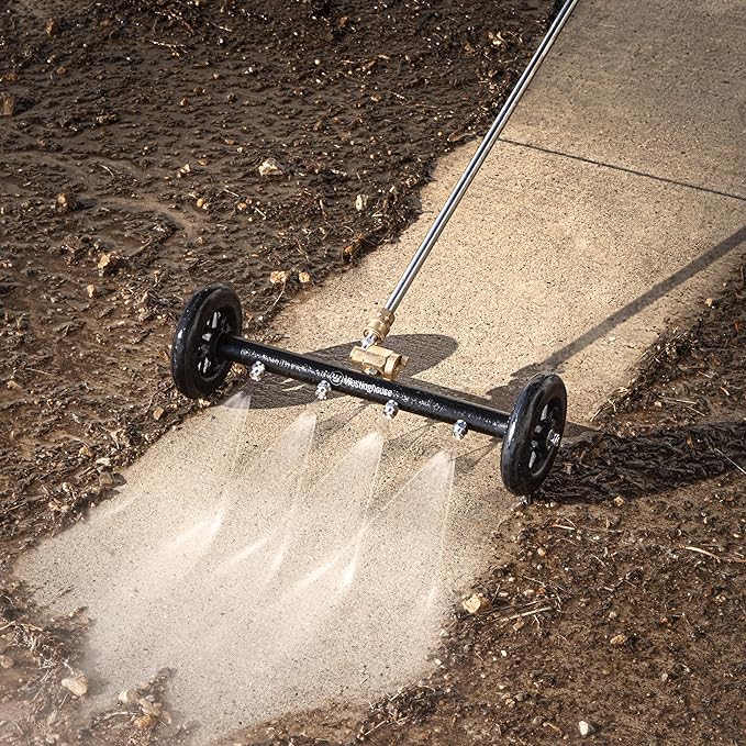 Westinghouse Universal 16" Pressure Washer Undercarriage Cleaner and Water Broom Attachment - 4400 PSI, 1/4" Connector - for Gas and Electric Pressure Washers